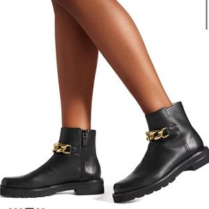 Stuart Weitzman Chain Lift Bootie